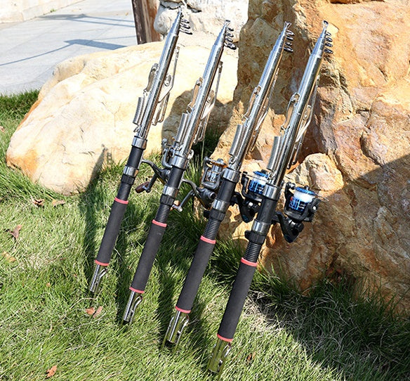 sea pole automatic fishing rod spring  super hard long shot throwing rod set fishing gear cross-border supply