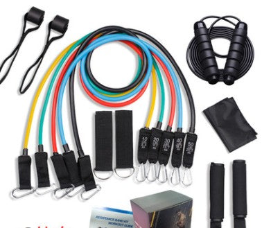 Resistance Bands Set Exercise Bands with Door Anchor Legs Ankle Straps for Resistance Training, Home Workouts