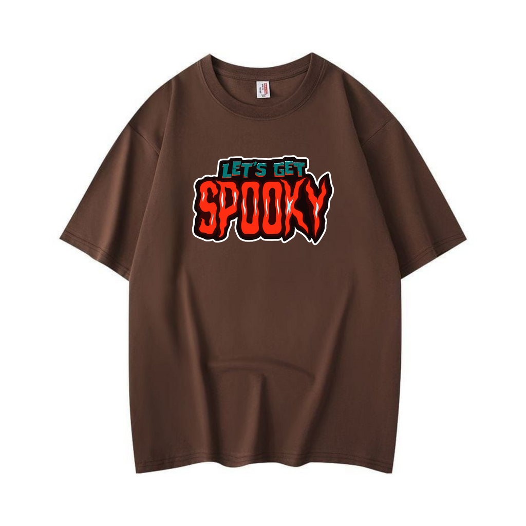 Let’s Get Spooky T-Shirt – Funny Halloween Graphic Tee, Unisex Fall Shirt for Ghost Season & Costume Parties