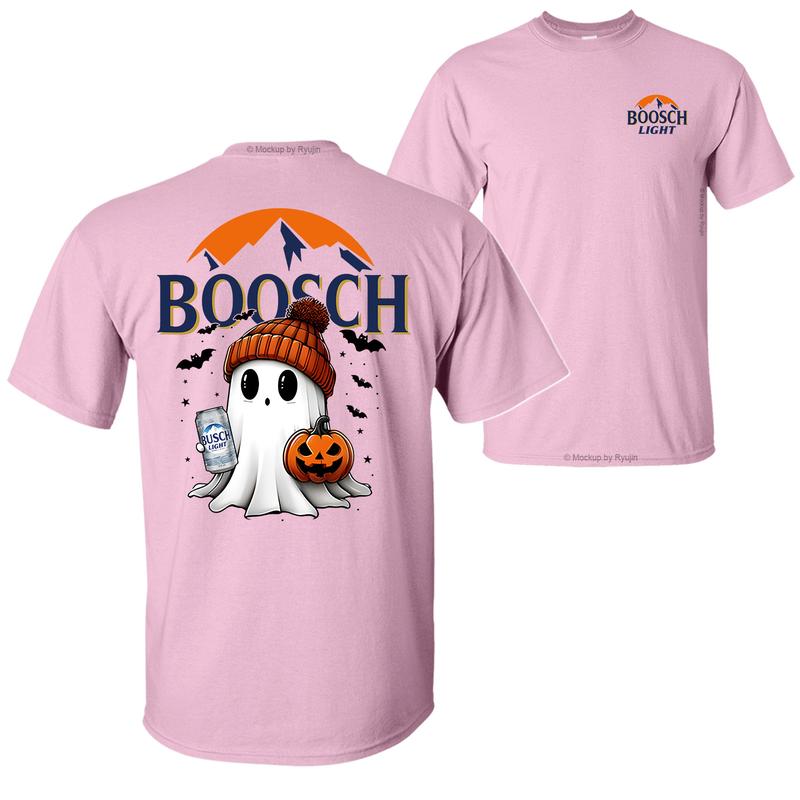 "Boosch Light" Halloween T-Shirt – Cute 2-Sided Graphic Tee