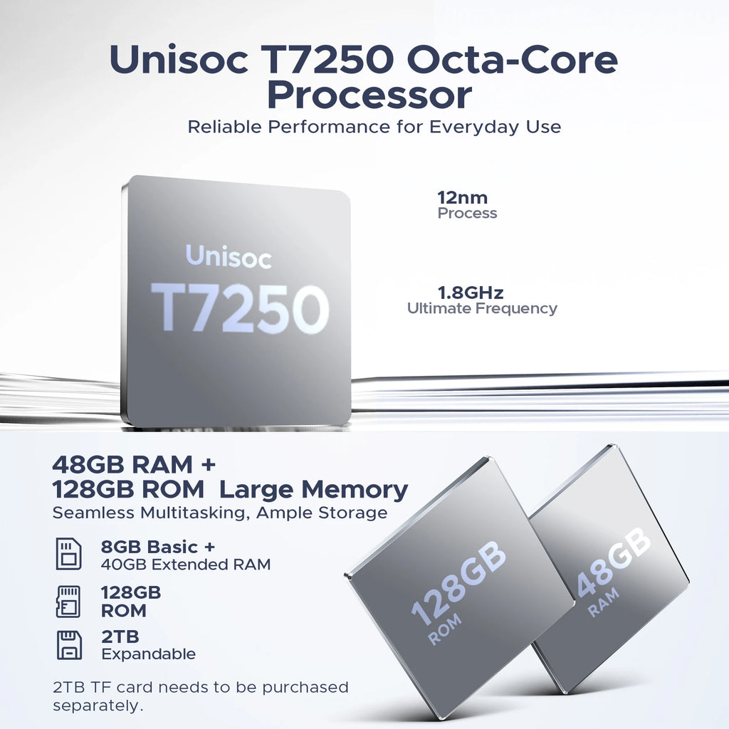P10 Pro Android 16 Tablets  2 in 1 Tablet PC 10'' 120Hz Display 48GB(8+40)+128GB