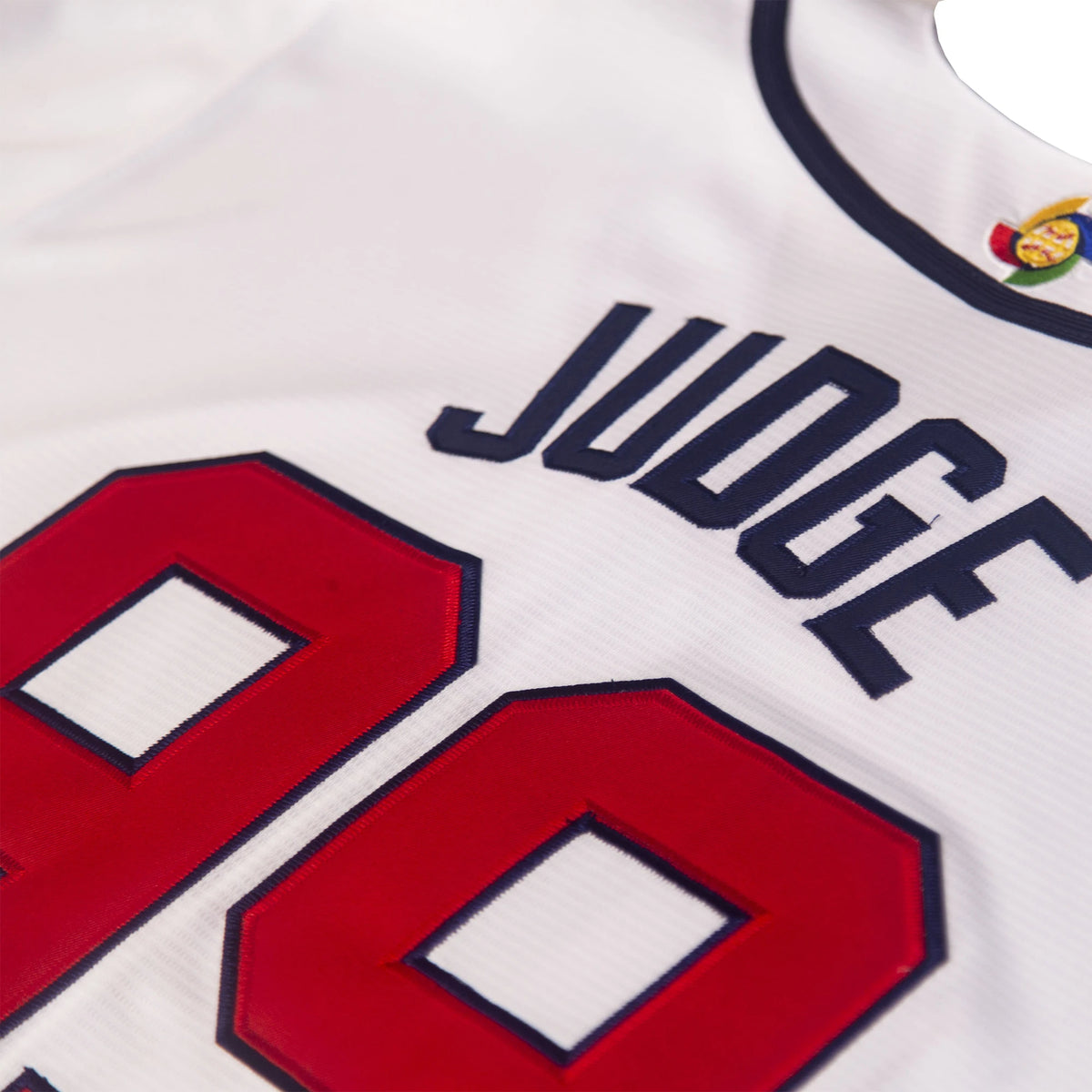 Men's Aaron Judge #99 USA White Baseball Jersey, Exquisite Full Embroidery Jersey, WBC World Classic National Team Fan Apparel, Game Day Casual Sports Shirt