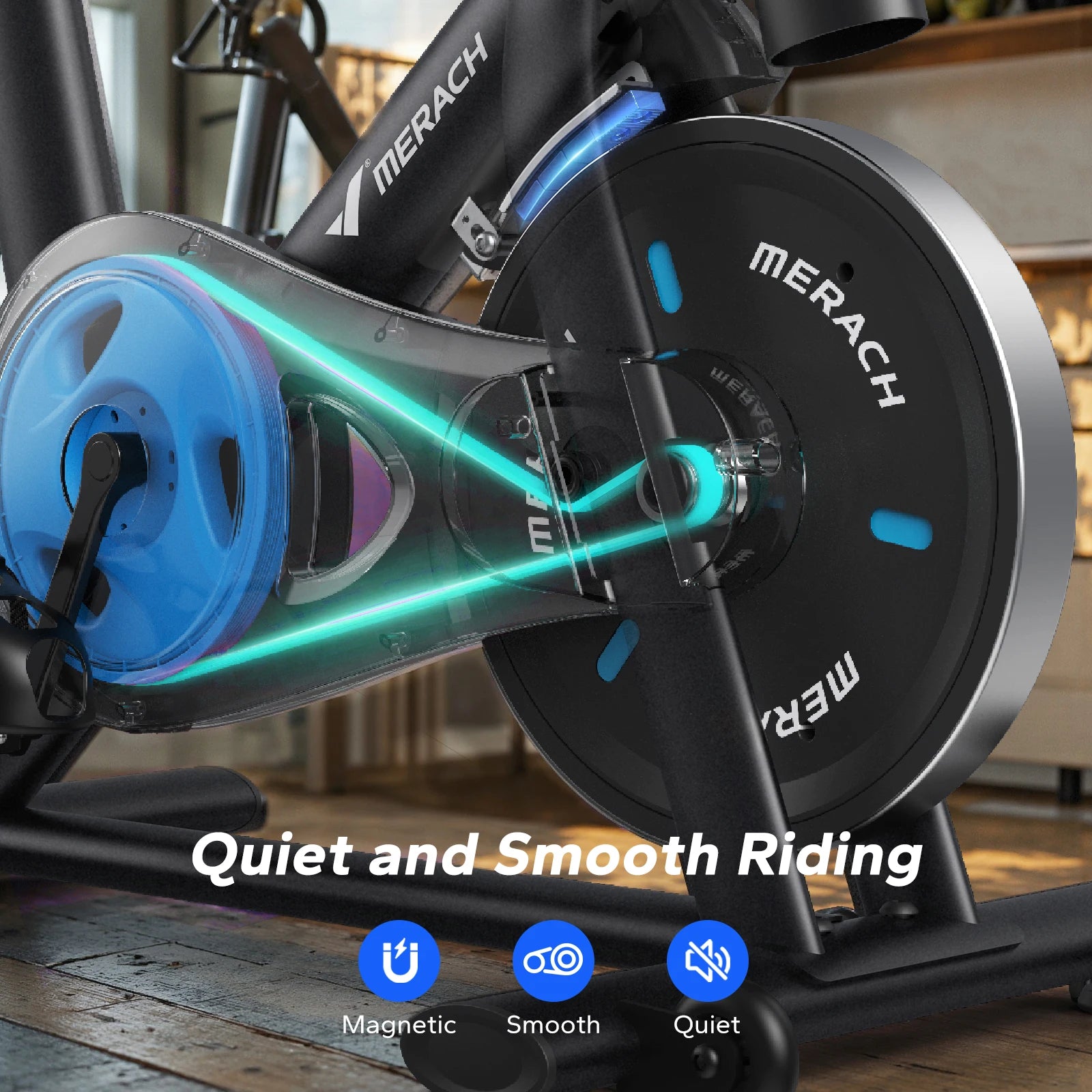 Exercise Bike, Stationary Bike, with Exclusive App, Low Noise Indoor Cycling, Bike with Fitness Courses