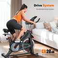 Exercise Bike S38 Indoor Cycling Magnetic Resistance Exclusive App 300lbs Capacity Comfortable Seat for Home&Weight Loss