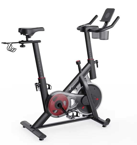 Exercise Bike, Stationary Bike, with Exclusive App, Low Noise Indoor Cycling, Bike with Fitness Courses