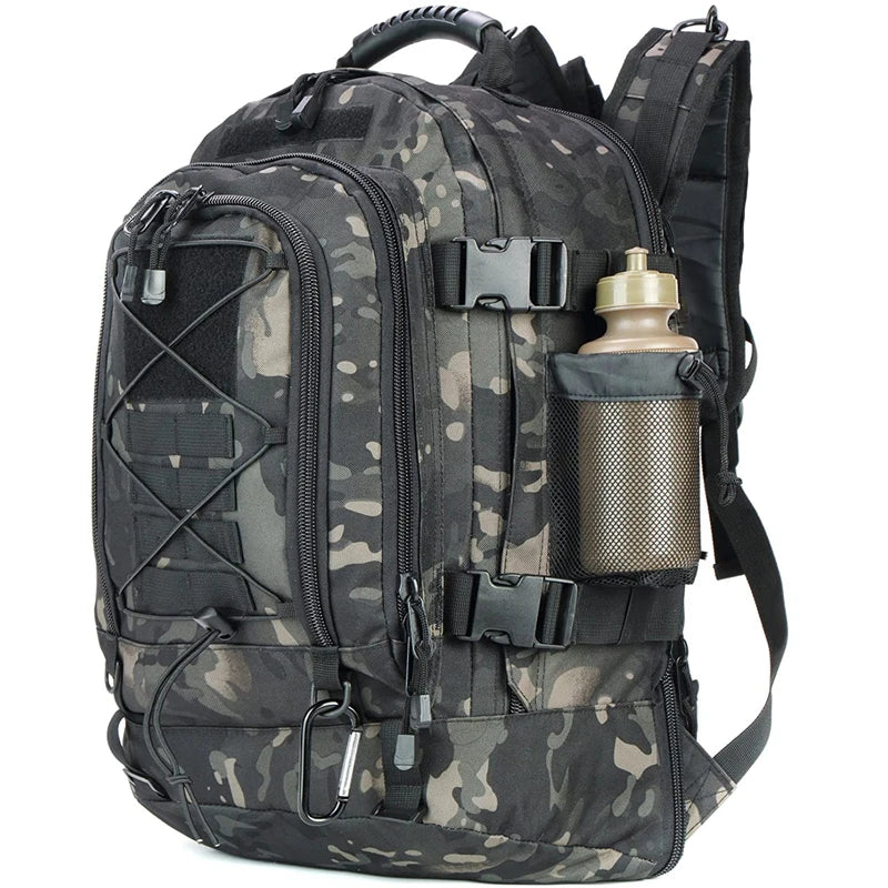 60L Military Tactical Backpack ,Army Rucksack, Outdoor Travel, Hiking , Rucksacks, Camping Hunting,
