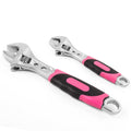 2 Adjustable Wrenches - Pink -