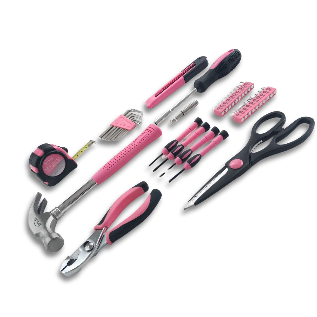 39 Piece General Tool Set Pink - DT9706P