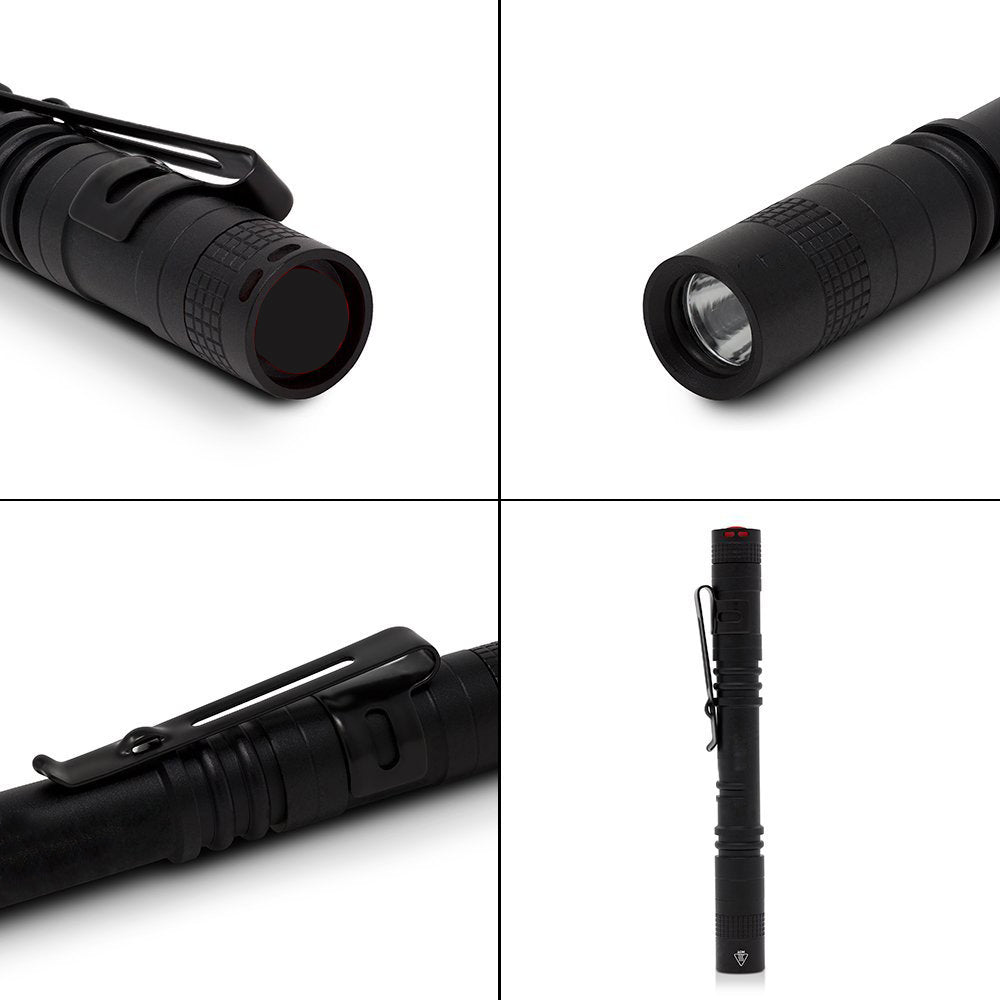 Mini LED flashlight Pen light Portable Torch 1 Switch Mode led flashlight for Camping Hiking