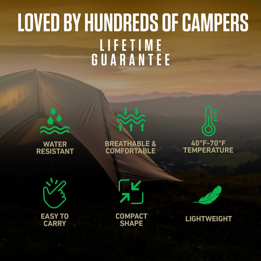 XXL Sleeping Bag for Big and Tall Campers