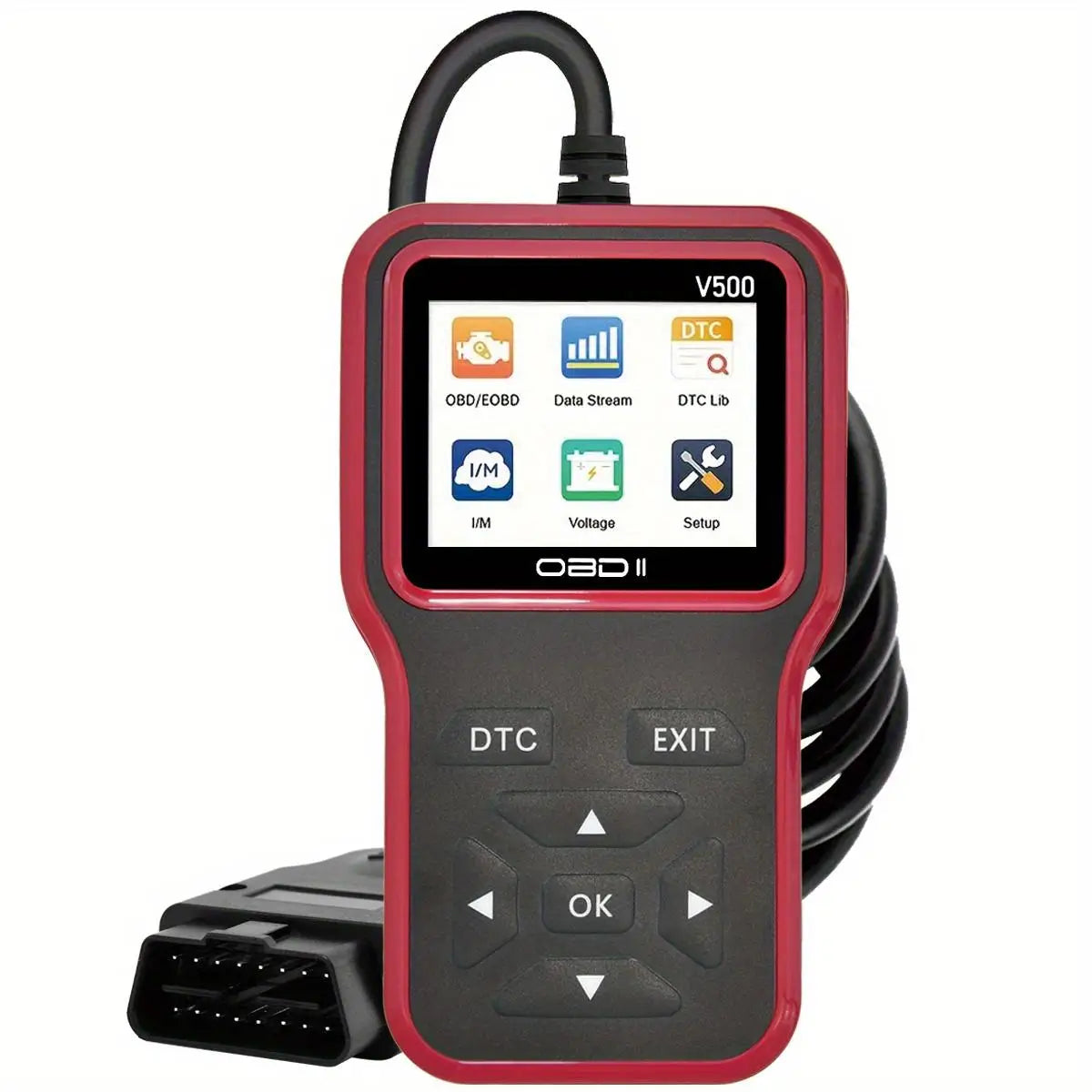 Car Scanner, Diagnostic Tool, Code Reader, Car Voltage Tester, Engine Fault Code Scanner,