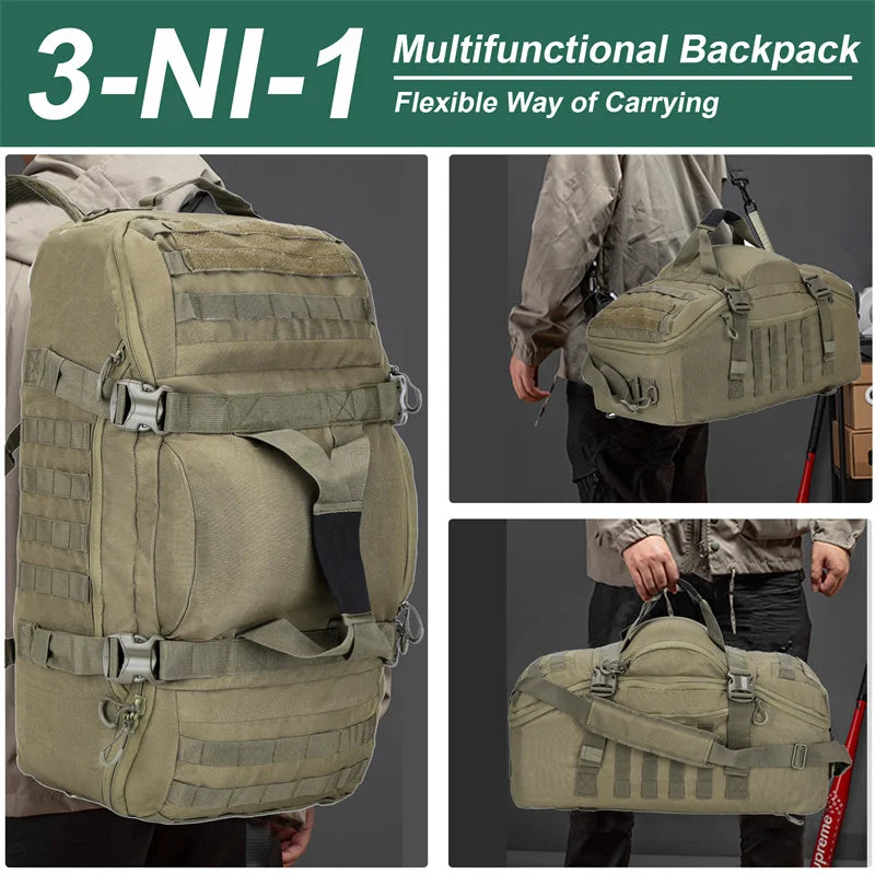 30L 45L 80L Outdoor Mountaineering Bag, Tactical Backpack, Large Duffel Bag , Hiking Camping Travel Bags