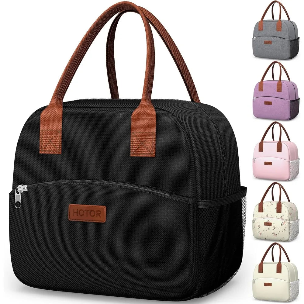 Insulated Lunch Bag for Women and Men Large Capacity 10L Tote Cooler Bag with Wear-Resistant Material for Office Work School Picnic Beach Travel Camping Hiking Outdoor Activities Leakproof Food Container Bento Box