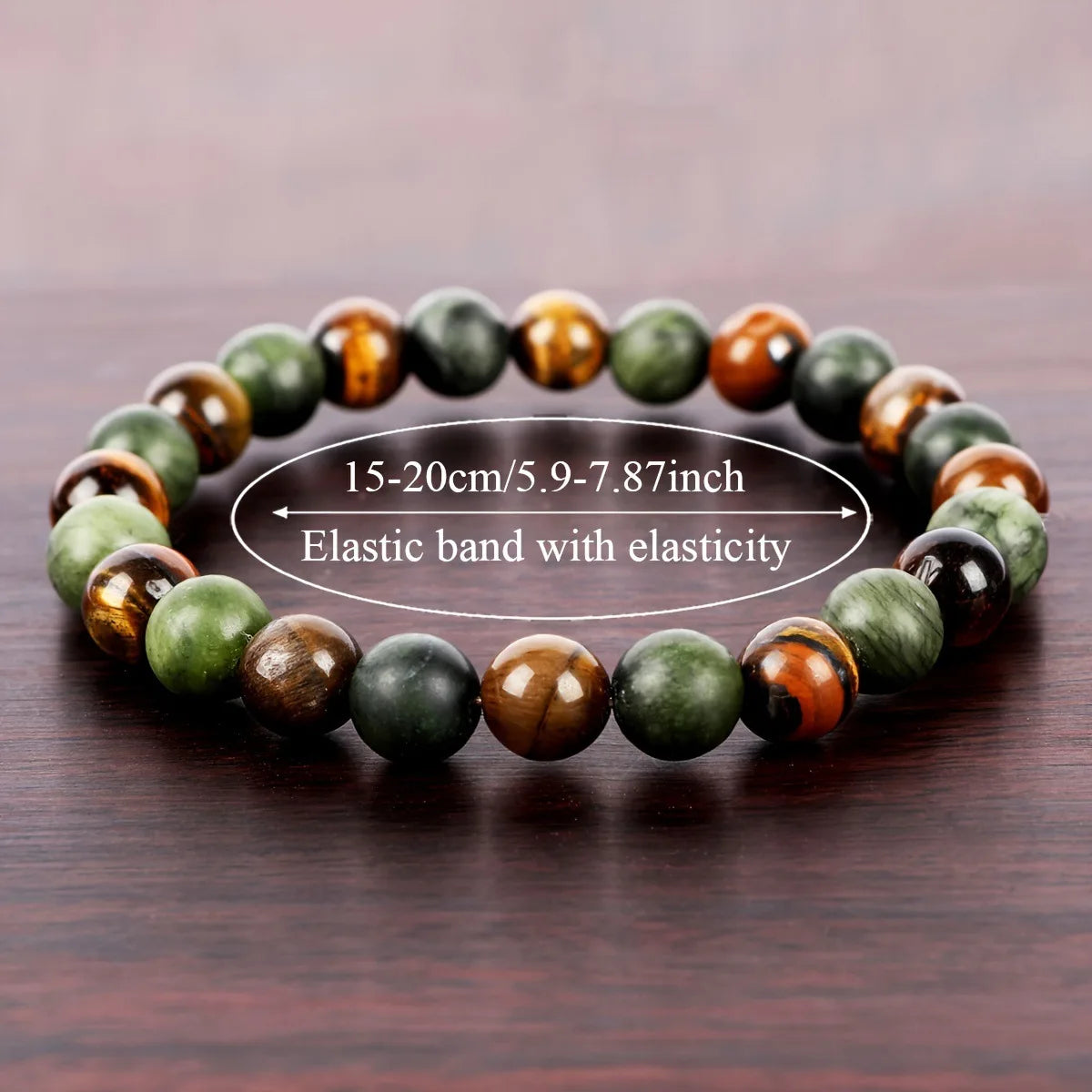 Natural Stone Symbolic Beaded Bracelet Women and  Men,  Anxiety Relief, Money,  Spiritual,  Inner Self-Love
