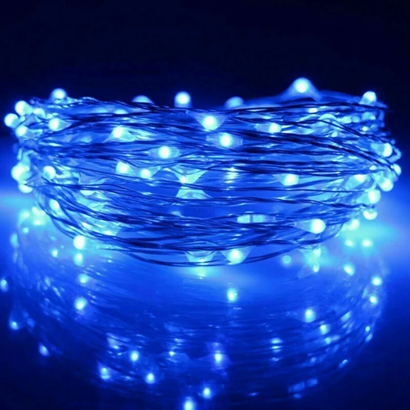 1Pack String, Led Copper Wire String, Light 1/2/3/5/10M, Battery Powered,