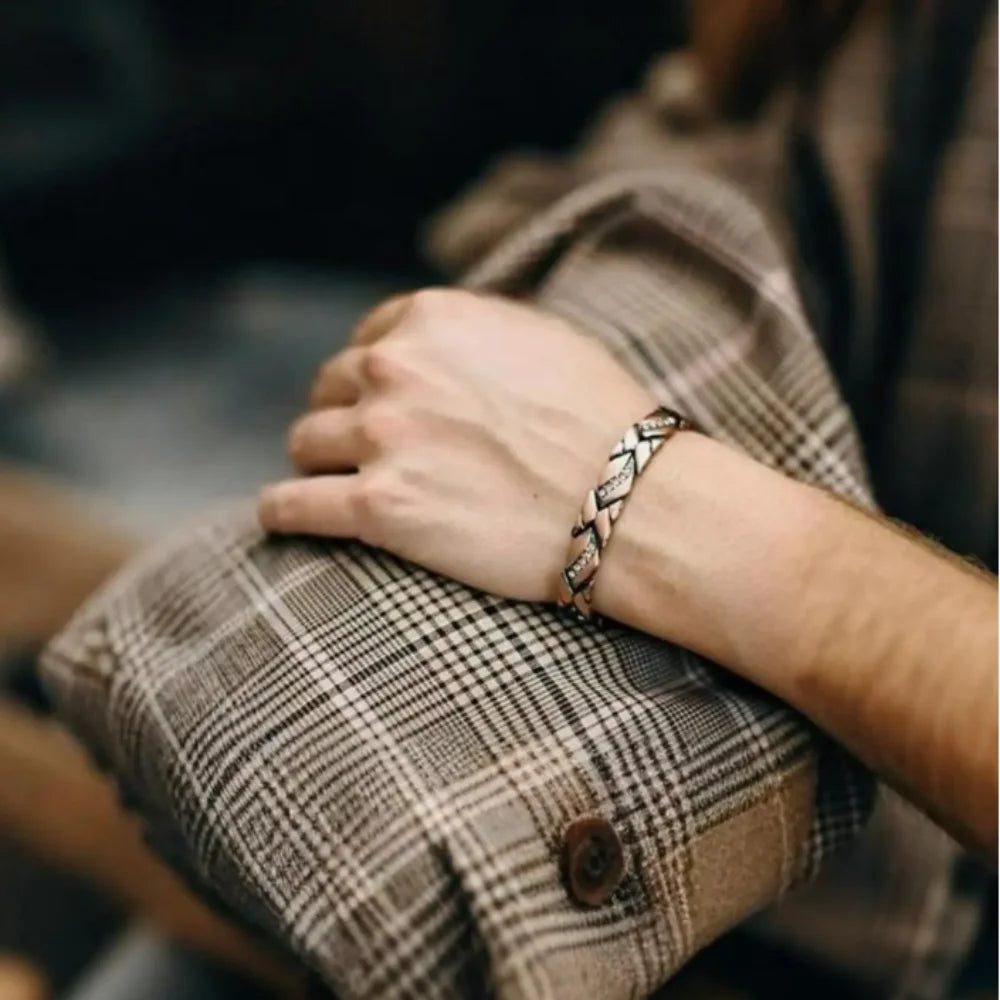 Pure Copper Bracelets, Ultra Magnetic Bracelets with 3500 Gauss Magnets,