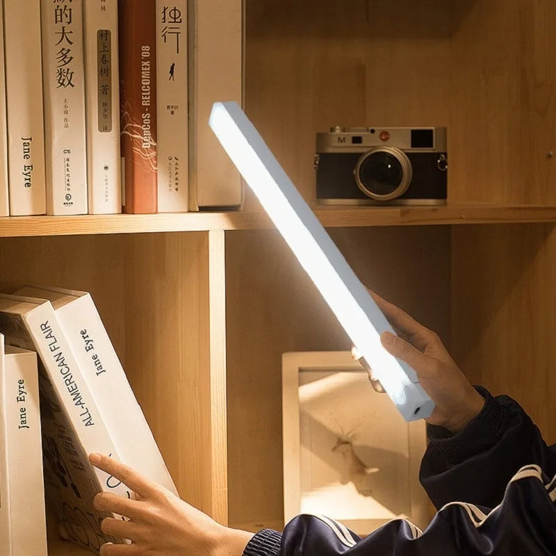 Wireless USB Rechargeable Motion Sensor LED Bar, Night Light Portable Cordless Magnetic Cabinet Lamp
