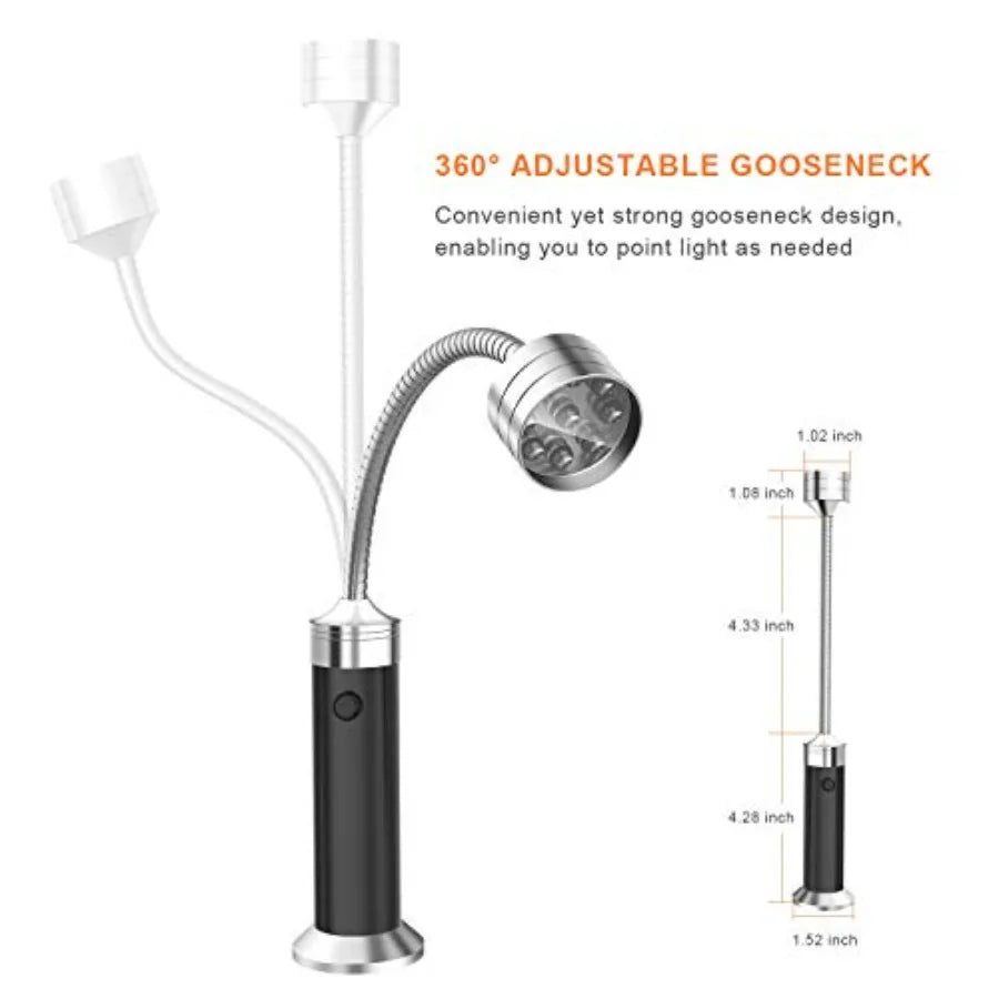 Barbecue Grill Light Grilling Accessories, for Men Dad Boyfriend Husband, Outdoor BBQ Magnetic LED Lights