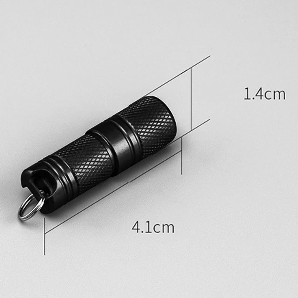 Ultra Bright Flashlight, Portable Small Pocket Light, USB Charging, Mini Keychain Flashlight