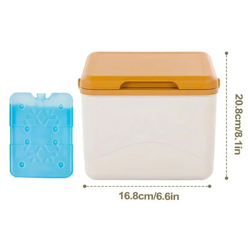 Insulated Cooler Box Waterproof Delivery Box Ice Pack Thermal Containers LeakProof Cooler Lunch Box 5L Ice Cooler Bag Picnic