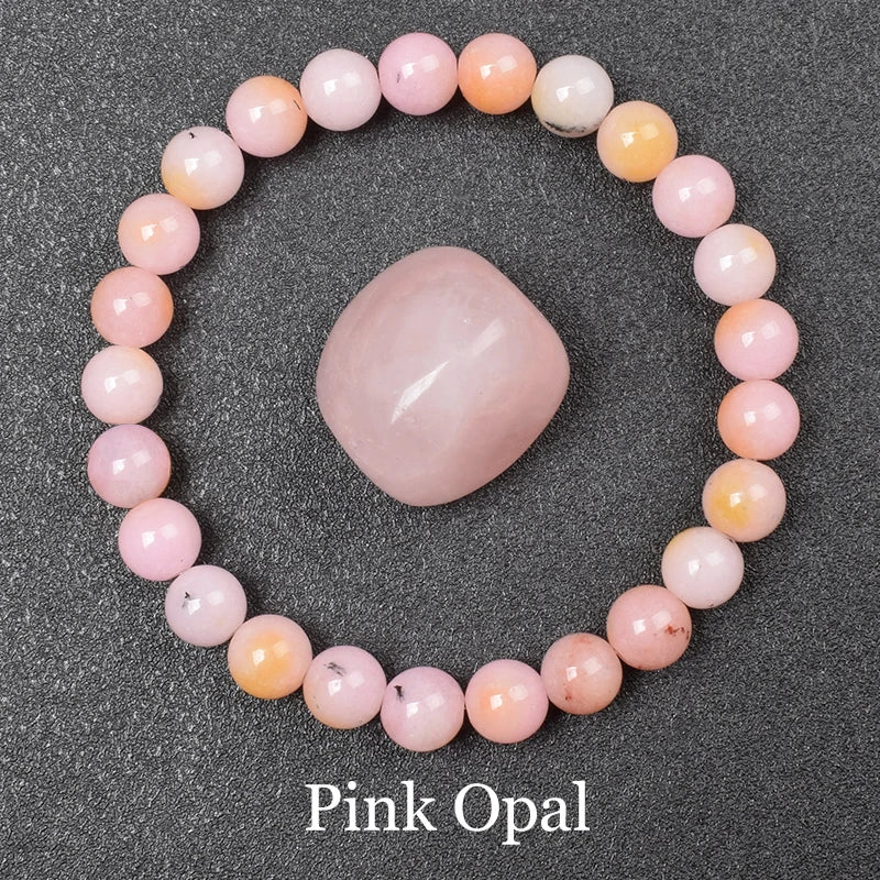 Golden Obsidian Stone Beads Bracelet Men Women Golden Light Rainbow Obsidian Raw Stone Round Bead Natural Energy Jewelry