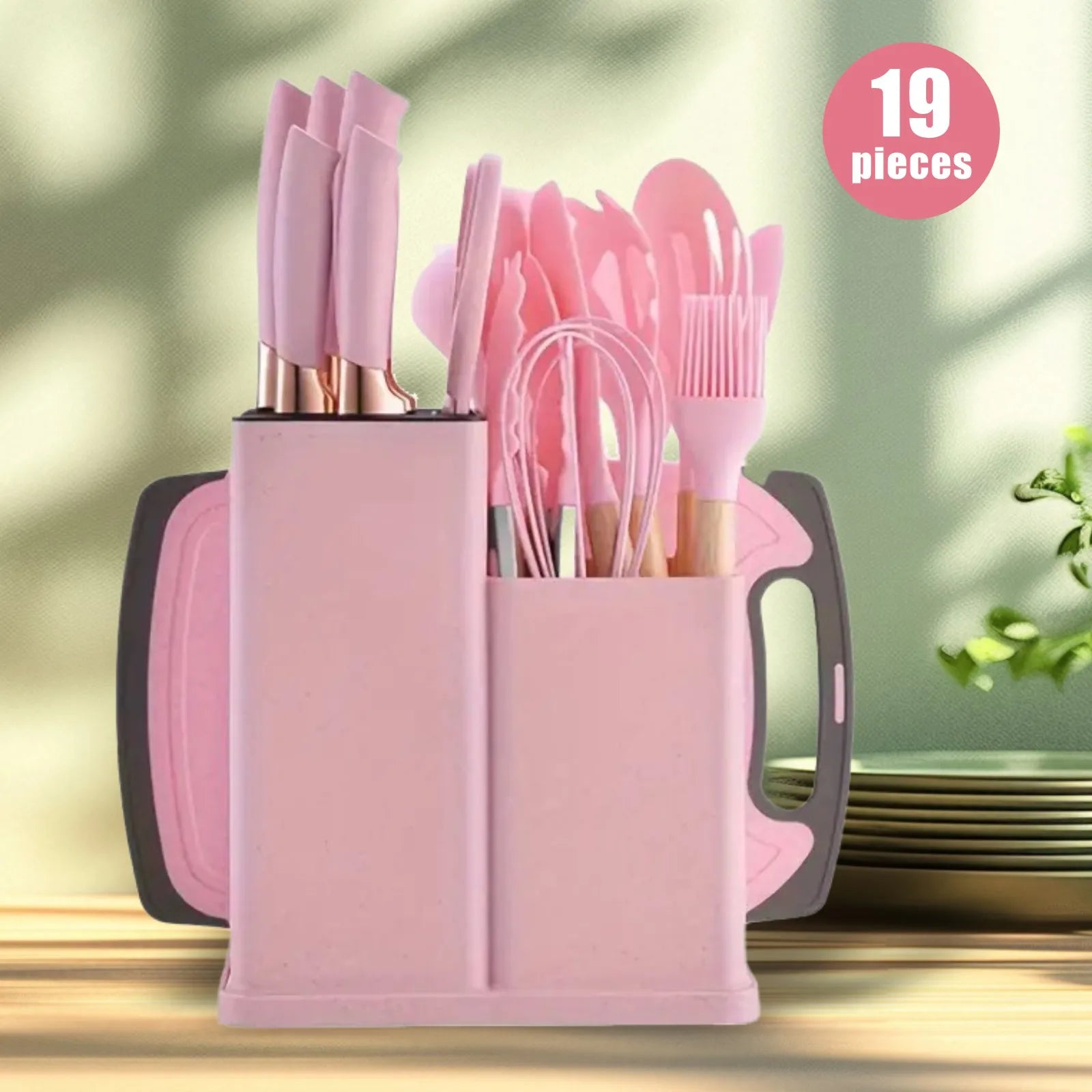 Stainless Steel & Food-Grade Silicone Kitchenware Set Multi-Functional Combination