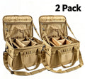 30L Large Capacity Camping Storage Bag, Detachable Camping Stove Case, Car Trunk Cooking Utensil Organizer