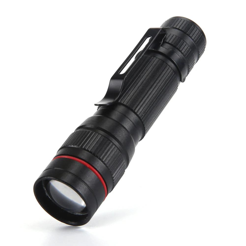 LED Flashlight, USB Charging Portable Camping Flashlight, 3 Gears Mini Super Bright Light