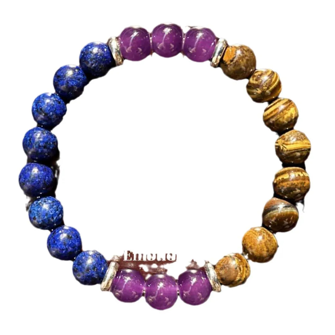 Agate Gem Beads, Healing Jewelry, Men's/Women's Bracelet