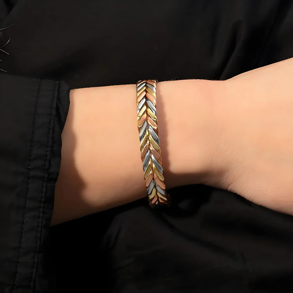 Pure Copper Bracelets for Women, 3500 Gauss Magnetic Therapy,
