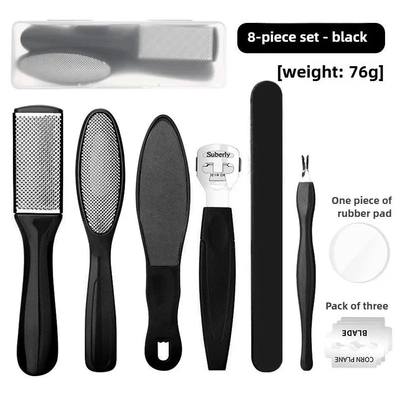 Professional Pedicure Kit, Stainless Steel Foot Care Tools,  Shavers for Soft Smooth, Feet Care,