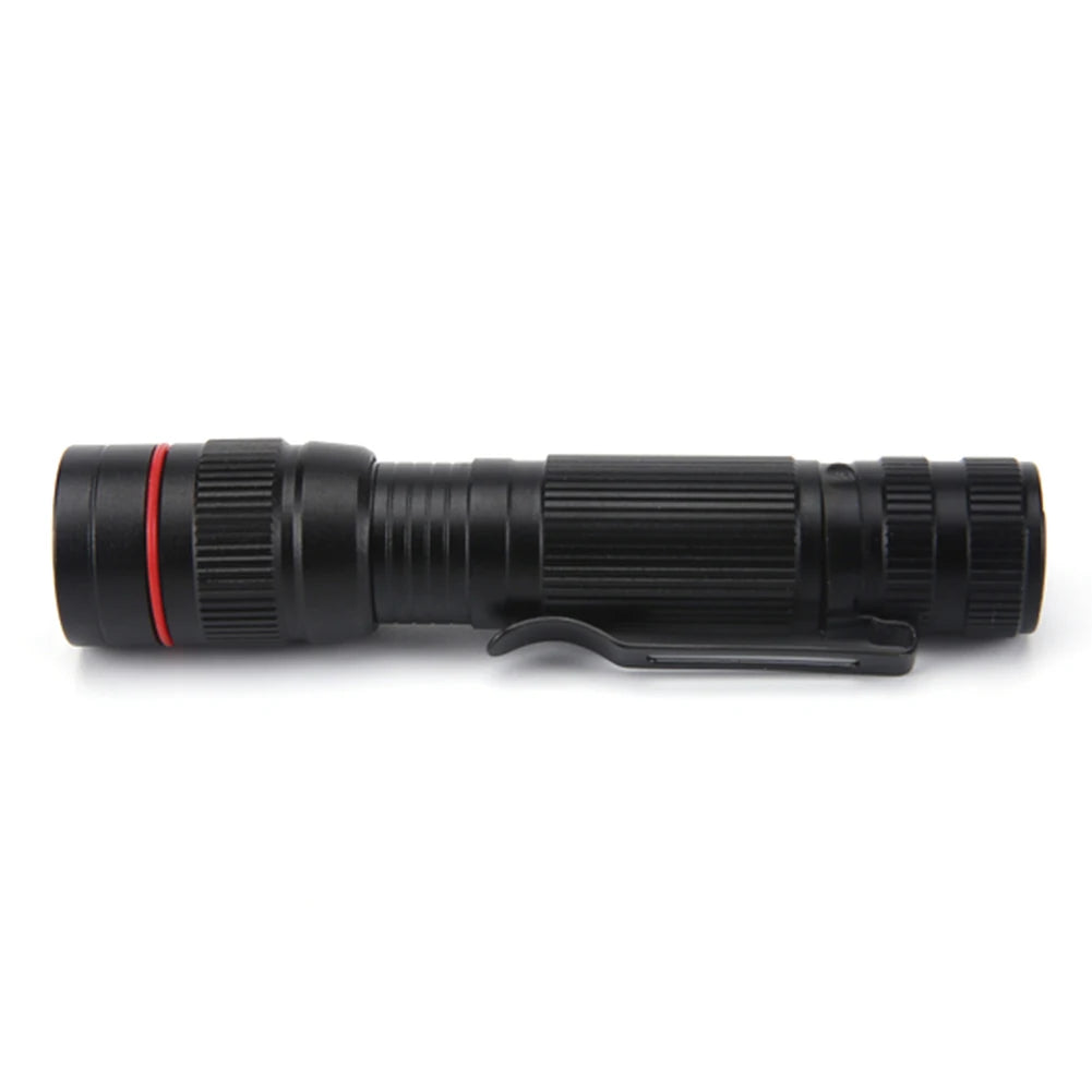 Emergency LED Flashlight Waterproof Portable Camping Flashlight 600mAh Mini Super Bright Light 300LM for Outdoor Hiking Fishing