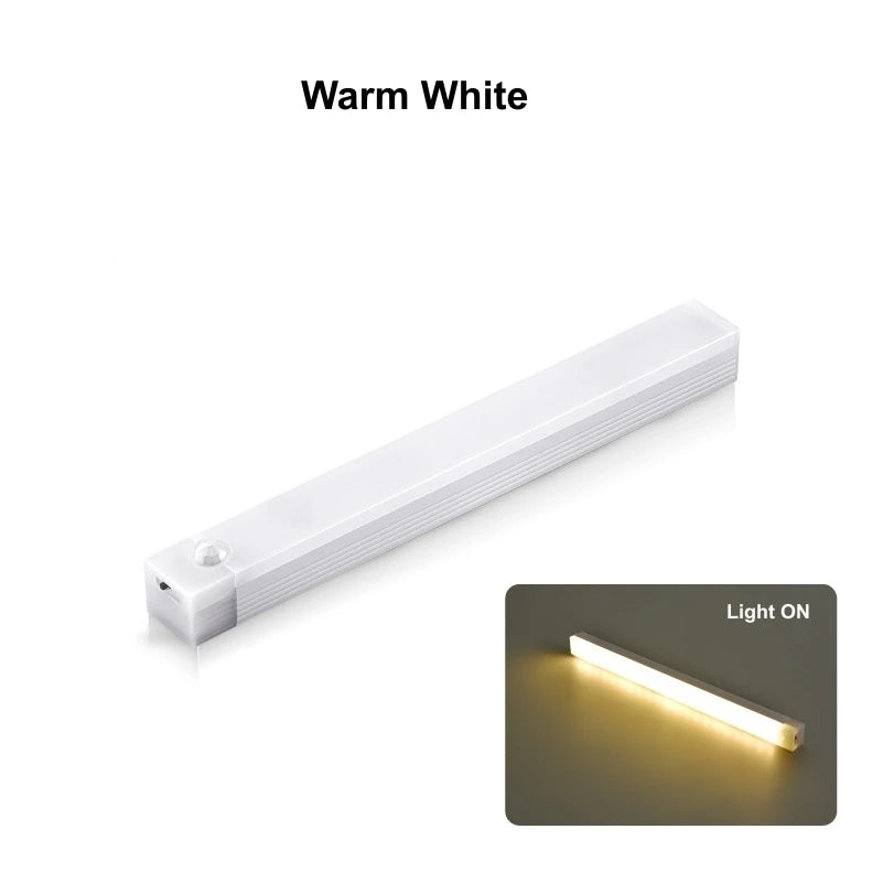 Wireless USB Rechargeable Motion Sensor LED Bar, Night Light Portable Cordless Magnetic Cabinet Lamp