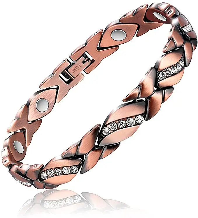 Healing Healthy Copper Magnetic Bracelet for Men and Women, Arthritis Pain Relief, Bio-Energy Blood Pressure Bracelet