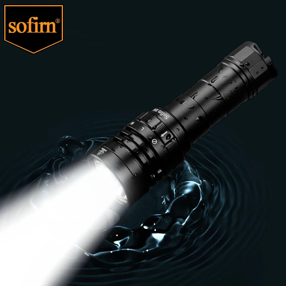 SD05 Scuba Diving Flashlight XHP50.2 21700 Lantern 3000lm IPX8 Waterproof Magnetic Ring Orange Peel Reflector 18650 Torch