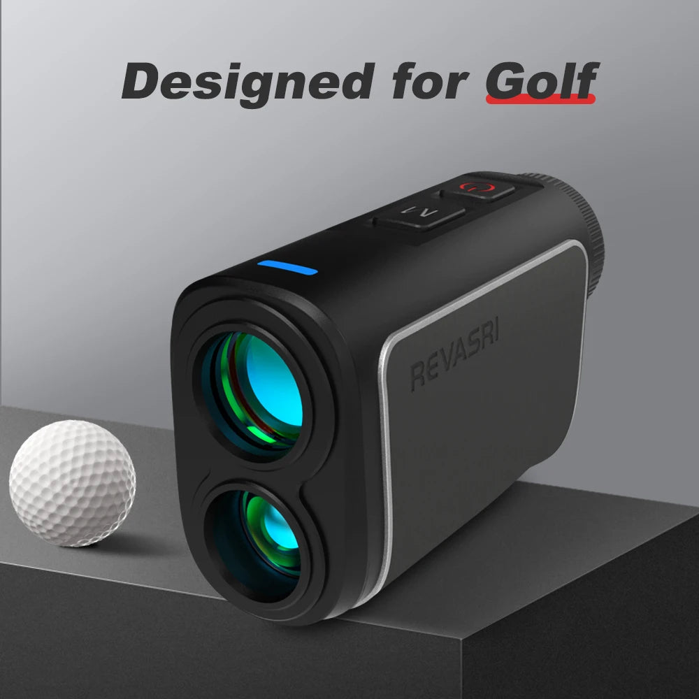 New 1090 Yards Golf Rangefinder, Comfort Leather Design, Flag Lock Vibration, Slope Compensation Golfers