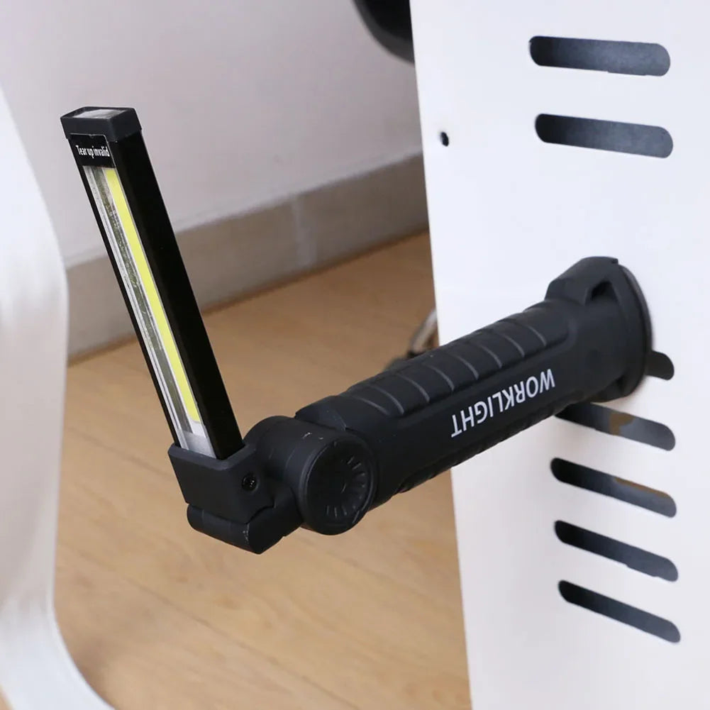 Portable High Power LED Flashlight USB Rechargeable Camping Lamp Car Repairing Work Light Hanging Hook Magnet 5 Modes