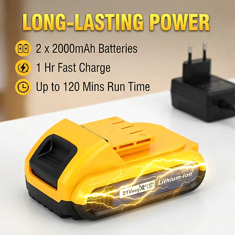 Cordless Lithium Screwdriver, Mini Electric Screwdriver, Portable Electric Drill, Multi-function Impact Drill, Power Tool Combo
