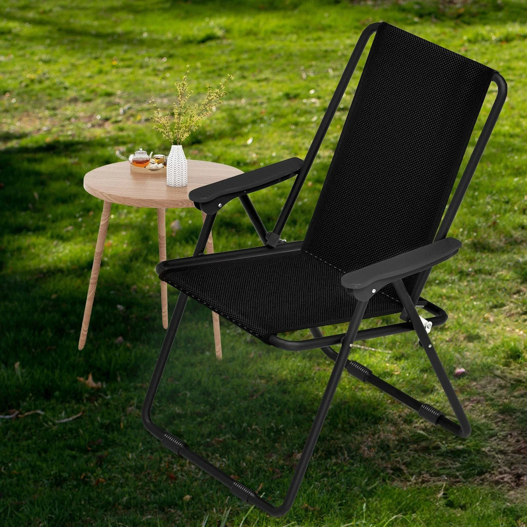 Heavy Duty Folding Beach Chair Portable Camping Lawn Chairs for Picnic Travel