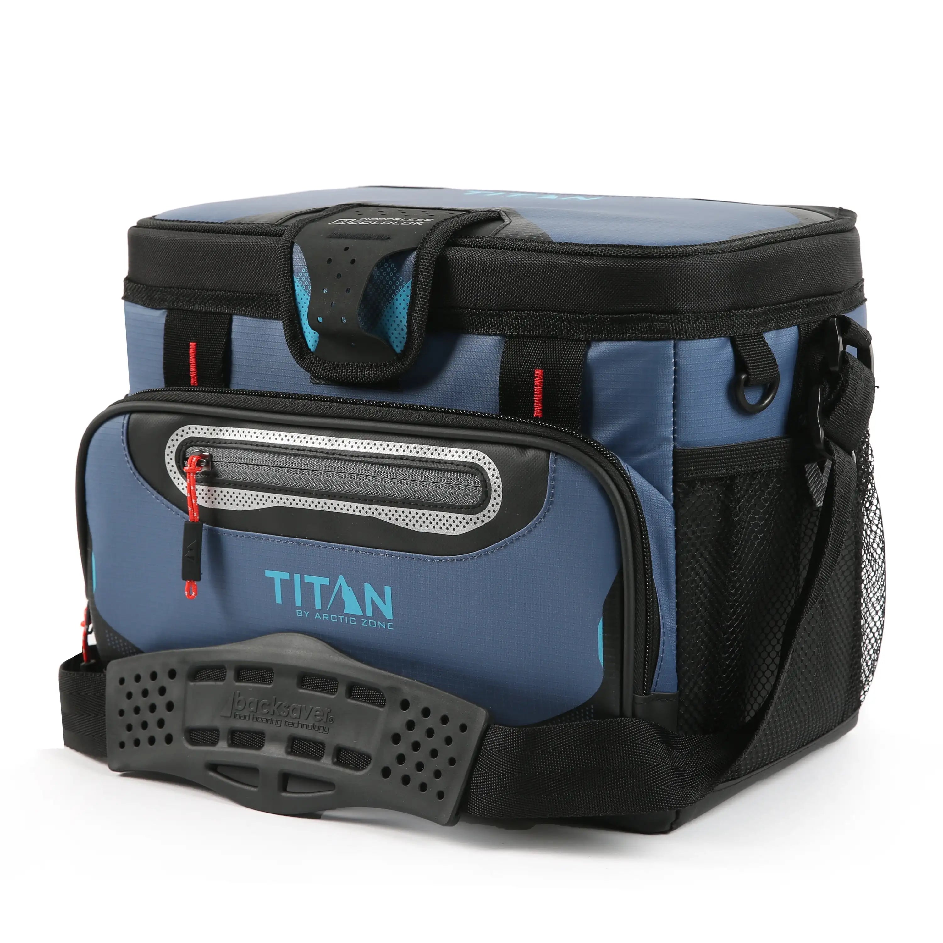 12 Can 8 QT Capacity Zipperless Soft Cooler, Ocean Blue