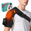 Cordless Electric Heated Shoulder Brace Hot Compress, Vibration Massage, Thermal Shoulder Pad Massager Muscle Joint Relax
