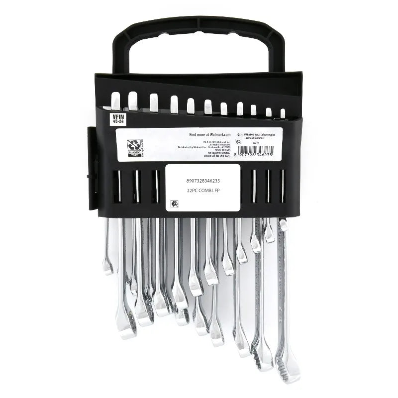 22-Piece Combination Wrench Tool Set, Hand Tools