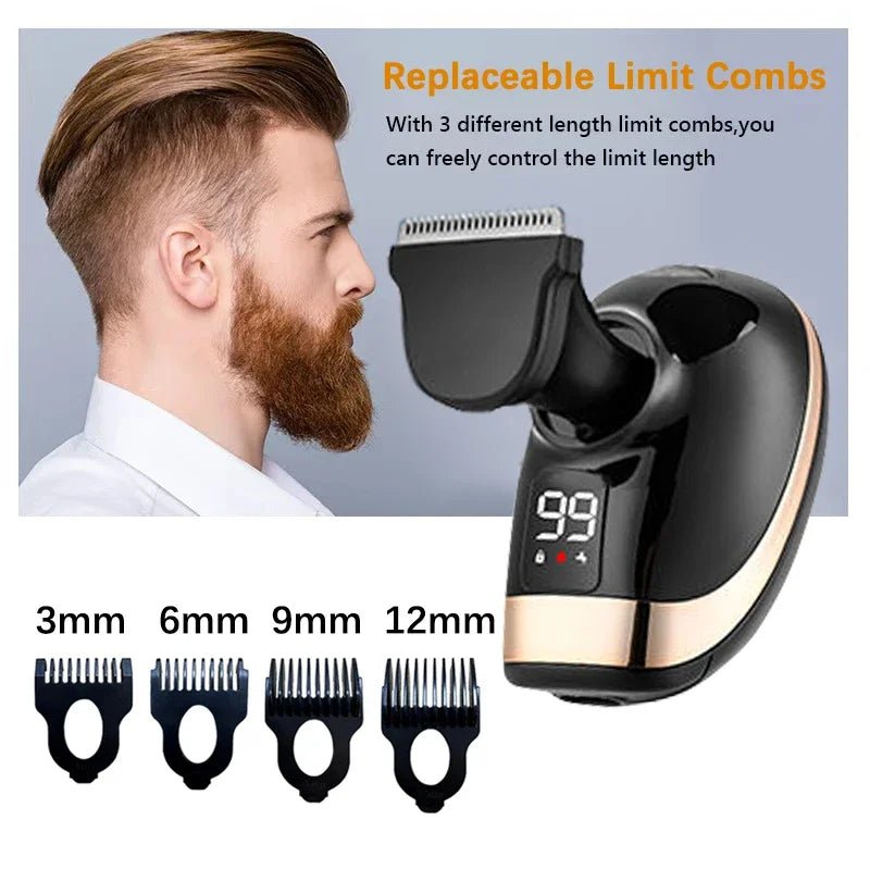 5 IN 1 Electric Razor, shaving, Beard Razor, Wet-Dry Dual Use Waterproof Fast Charging