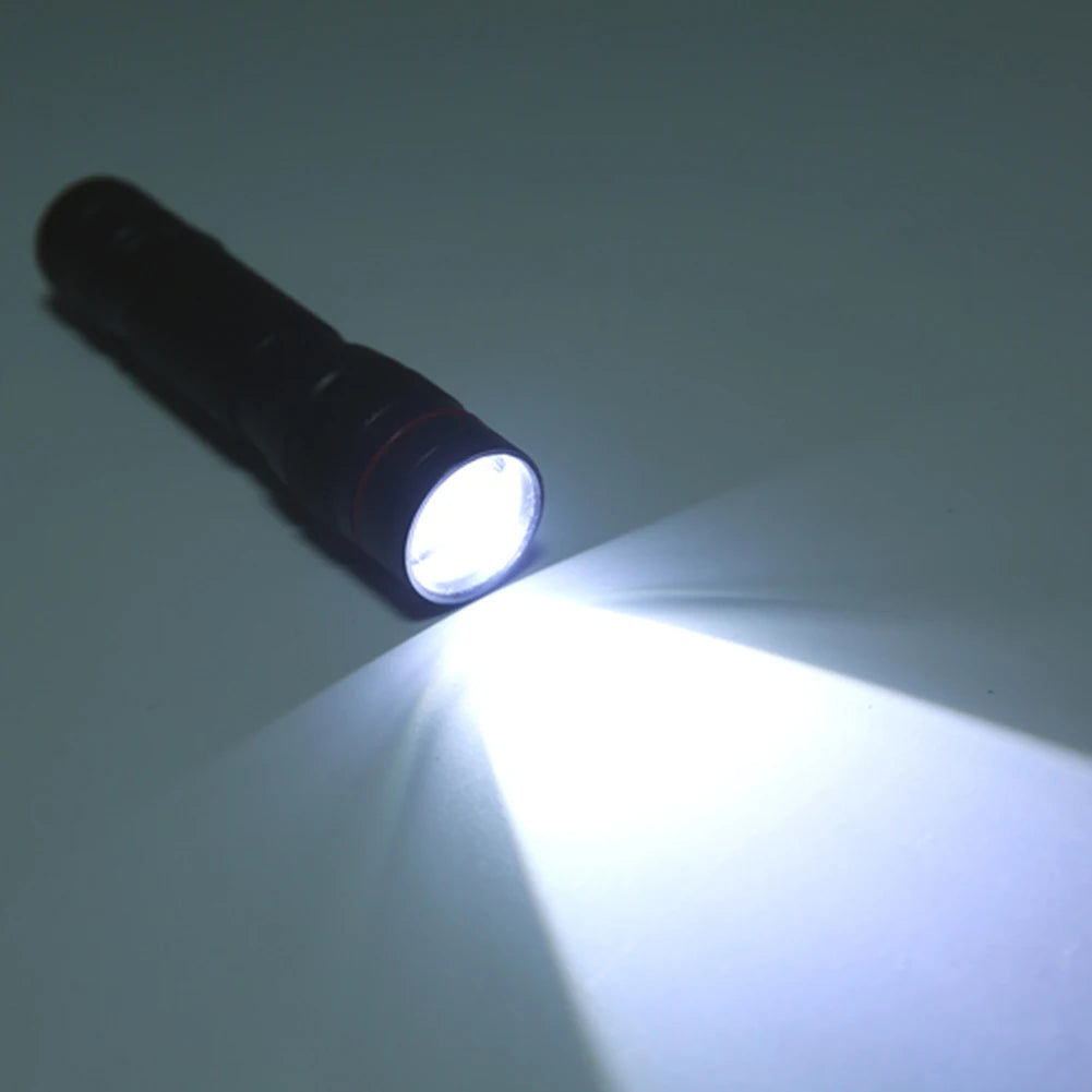 LED Flashlight, USB Charging Portable Camping Flashlight, 3 Gears Mini Super Bright Light