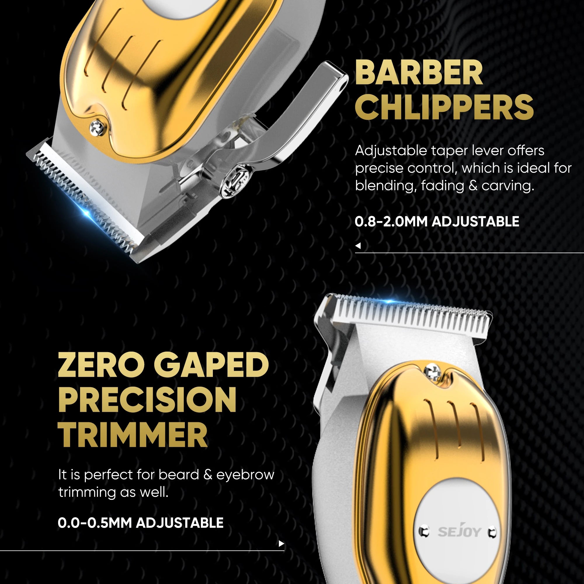 Professional Combo Kits Hair Clipper Electric Hair Trimmer Set For Men Rechargeable Cordless Trimmer