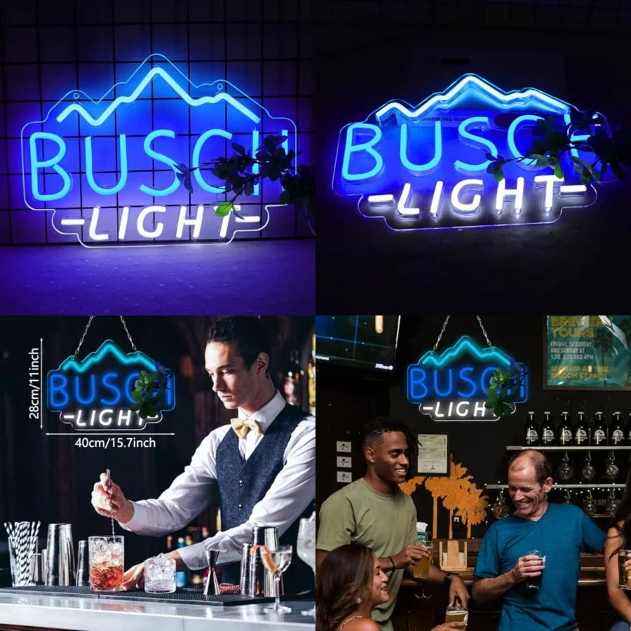 Beer Neon Signs for Wall Decor Neon Lights for Bedroom Led Business Signs Suitable for Man Cave Bar Pub Restaurant Christmas Gi