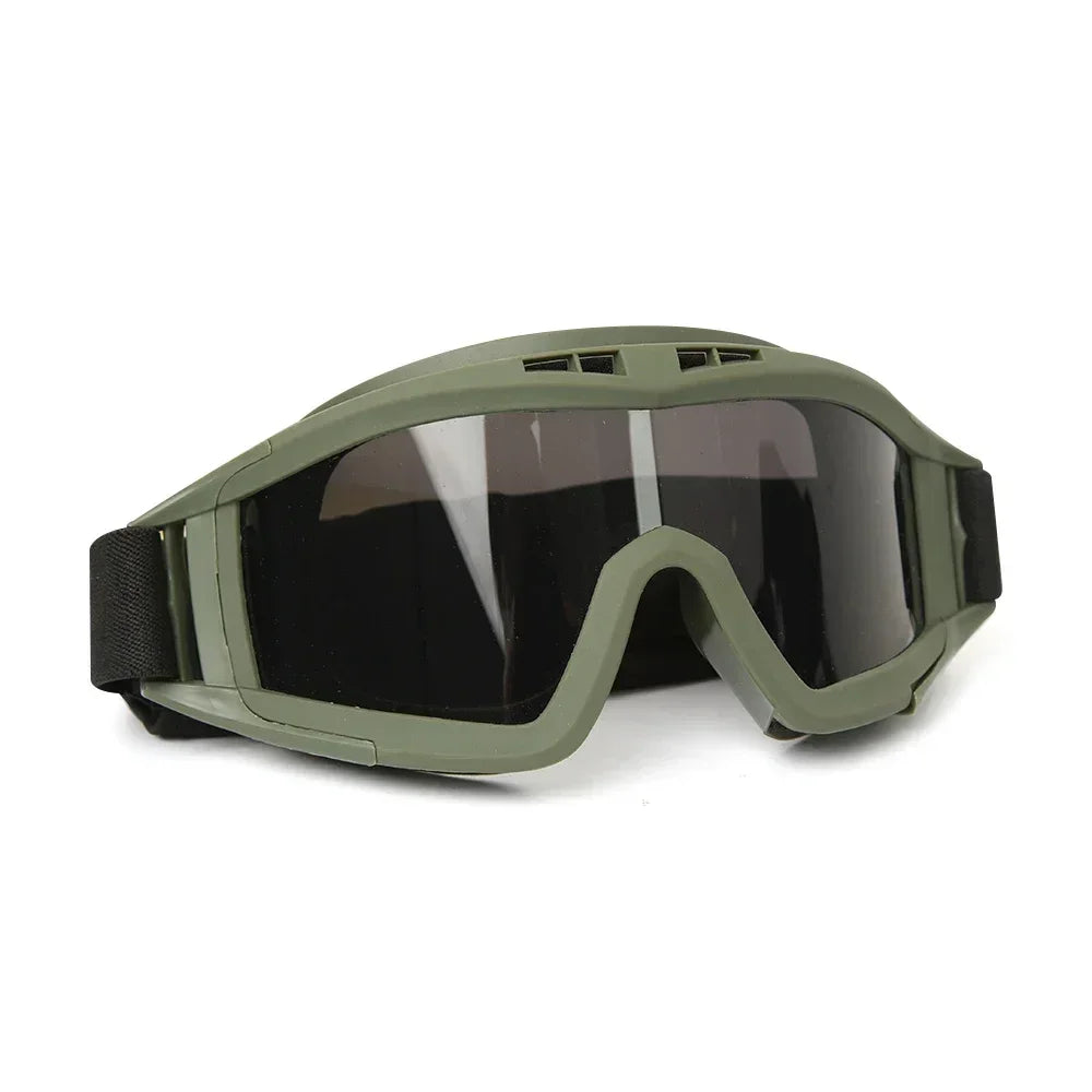 Tactical Goggles, Mountaineering, Shooting Sunglasses, Windproof, Motocross Glasses, Replaceable Lenses
