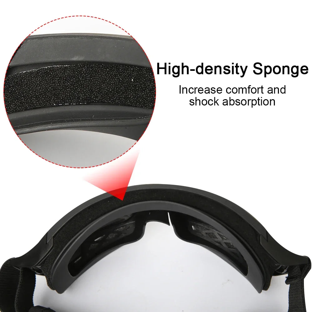 Tactical Goggles, Mountaineering, Shooting Sunglasses, Windproof, Motocross Glasses, Replaceable Lenses