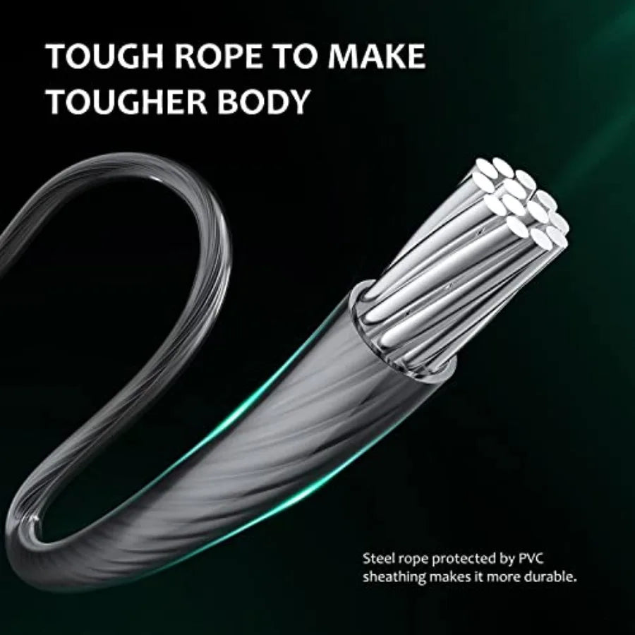 Jump Rope, Jump Rope with Counter, Workout, Adjustable Length, Speed Skipping Rope for Men and Women
