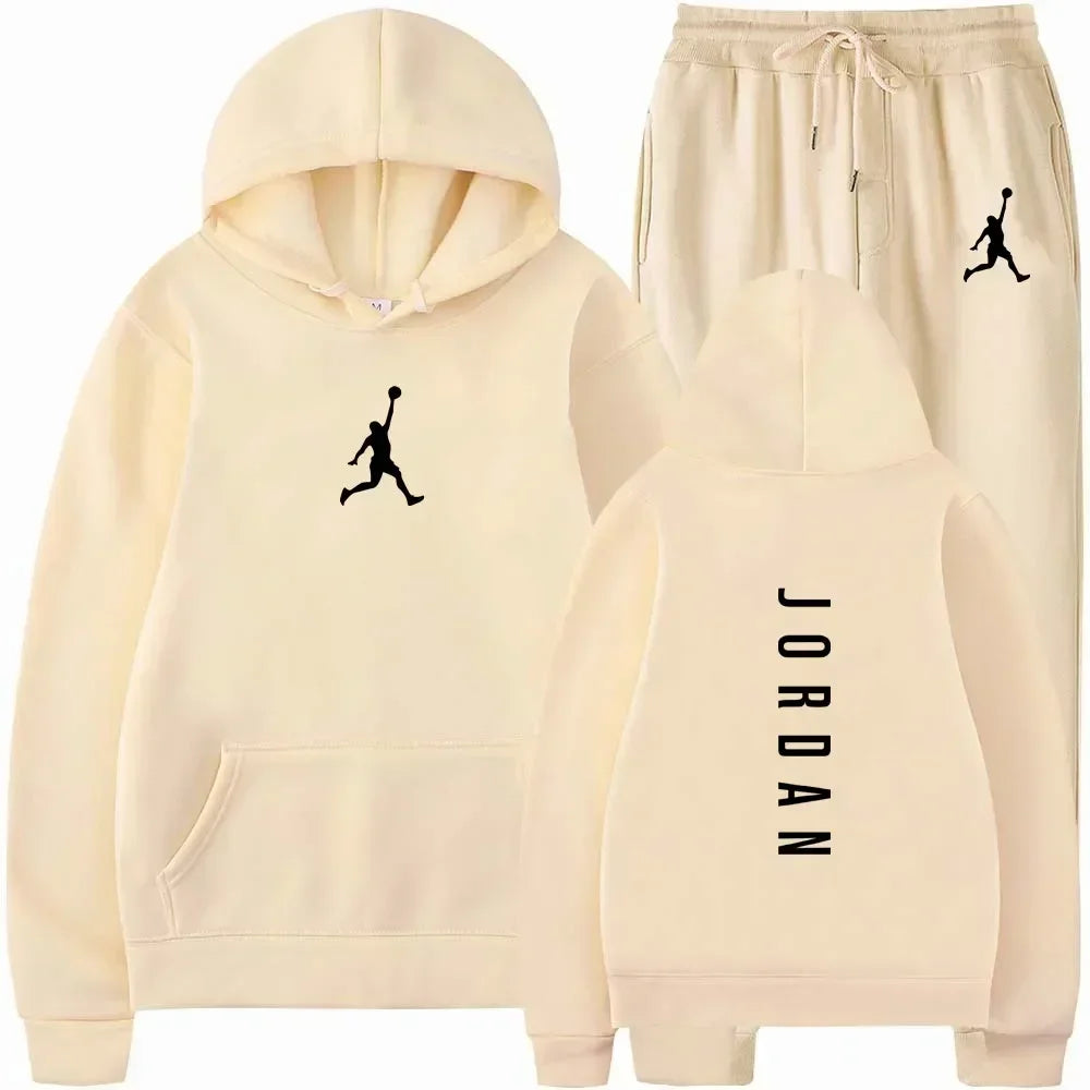 2026 high-quality sportswear sweatshirt + sweatpants, fashionable sportswear sweatshirt set
